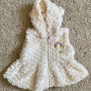 Girls fluffy unicorn best. 24 months